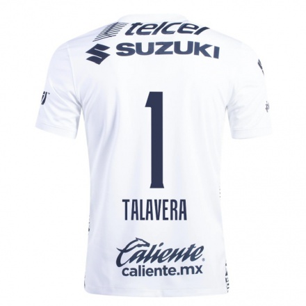 Miesten Jalkapallo Alfredo Talavera #1 Valkoinen Kotipaita 2021/22 Lyhythihainen Paita T-paita