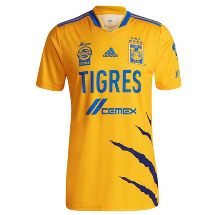 Miesten Jalkapallo Nahuel Guzman #1 Keltainen Kotipaita 2021/22 Lyhythihainen Paita T-paita