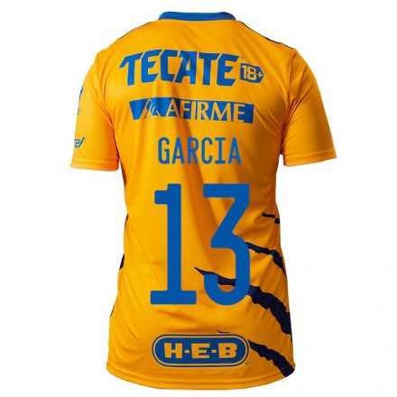 Miesten Jalkapallo Miriam Garcia #13 Keltainen Kotipaita 2021/22 Lyhythihainen Paita T-paita