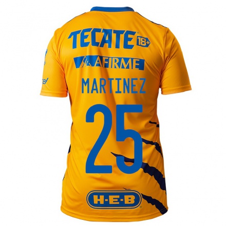 Miesten Jalkapallo Azucena Martinez #25 Keltainen Kotipaita 2021/22 Lyhythihainen Paita T-paita