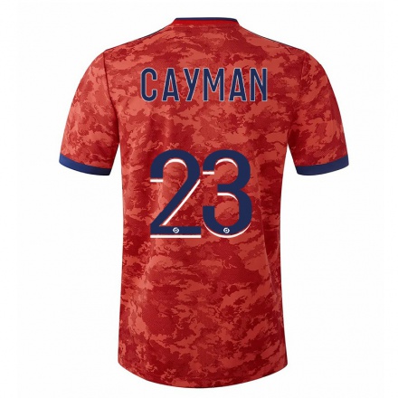 Miesten Jalkapallo Janice Cayman #23 Oranssi Vieraspaita 2021/22 Lyhythihainen Paita T-paita
