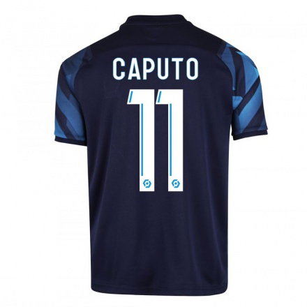 Miesten Jalkapallo Cindy Caputo #11 Tummansininen Vieraspaita 2021/22 Lyhythihainen Paita T-paita