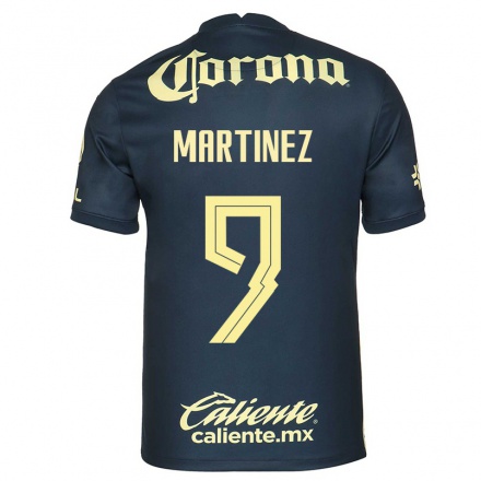 Miesten Jalkapallo Roger Martinez #9 Laivastonsininen Vieraspaita 2021/22 Lyhythihainen Paita T-paita