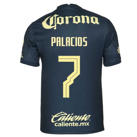 Miesten Jalkapallo Kiana Palacios #7 Laivastonsininen Vieraspaita 2021/22 Lyhythihainen Paita T-paita