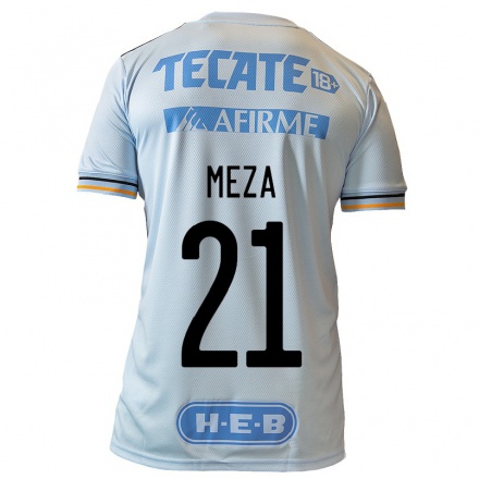 Miesten Jalkapallo Francisco Meza #21 Vaaleansininen Vieraspaita 2021/22 Lyhythihainen Paita T-paita
