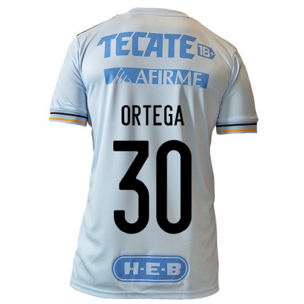 Miesten Jalkapallo Miguel Ortega #30 Vaaleansininen Vieraspaita 2021/22 Lyhythihainen Paita T-paita