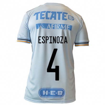 Miesten Jalkapallo Greta Espinoza #4 Vaaleansininen Vieraspaita 2021/22 Lyhythihainen Paita T-paita