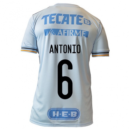 Miesten Jalkapallo Nancy Antonio #6 Vaaleansininen Vieraspaita 2021/22 Lyhythihainen Paita T-paita