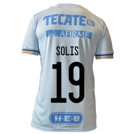 Miesten Jalkapallo Blanca Solis #19 Vaaleansininen Vieraspaita 2021/22 Lyhythihainen Paita T-paita