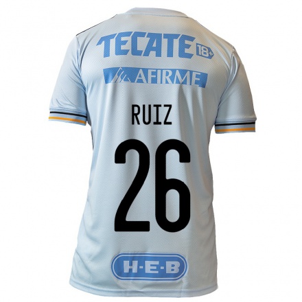 Miesten Jalkapallo Michel Ruiz #26 Vaaleansininen Vieraspaita 2021/22 Lyhythihainen Paita T-paita
