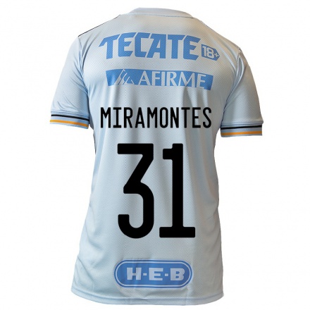 Miesten Jalkapallo Natalia Miramontes #31 Vaaleansininen Vieraspaita 2021/22 Lyhythihainen Paita T-paita