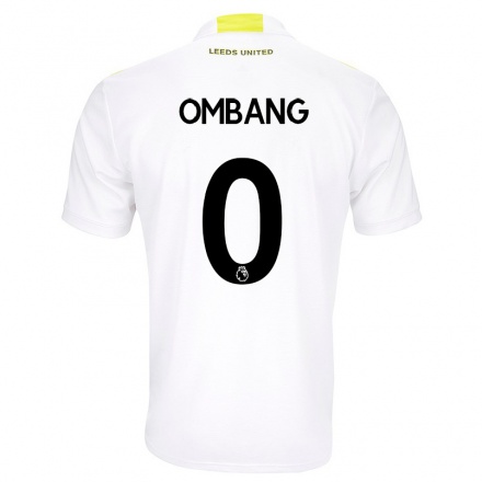Miesten Jalkapallo Darryl Ombang #0 Valkoinen Kotipaita 2021/22 Lyhythihainen Paita T-paita
