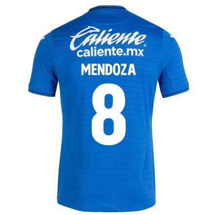 Miesten Jalkapallo Luis Mendoza #8 Tummansininen Kotipaita 2021/22 Lyhythihainen Paita T-paita