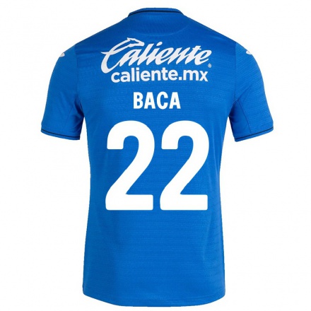 Miesten Jalkapallo Rafael Baca #22 Tummansininen Kotipaita 2021/22 Lyhythihainen Paita T-paita