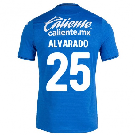 Miesten Jalkapallo Roberto Alvarado #25 Tummansininen Kotipaita 2021/22 Lyhythihainen Paita T-paita