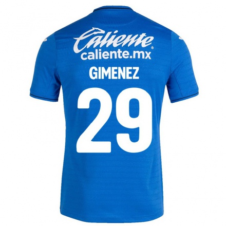 Miesten Jalkapallo Santiago Gimenez #29 Tummansininen Kotipaita 2021/22 Lyhythihainen Paita T-paita