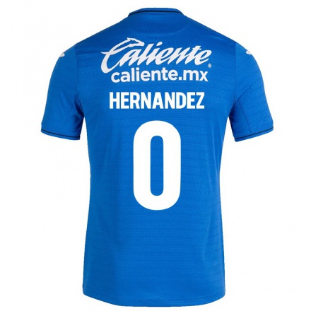 Miesten Jalkapallo Luis Hernandez #0 Tummansininen Kotipaita 2021/22 Lyhythihainen Paita T-paita