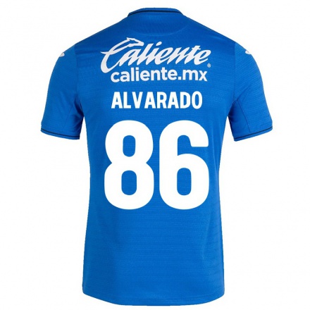Miesten Jalkapallo Julio Alvarado #86 Tummansininen Kotipaita 2021/22 Lyhythihainen Paita T-paita