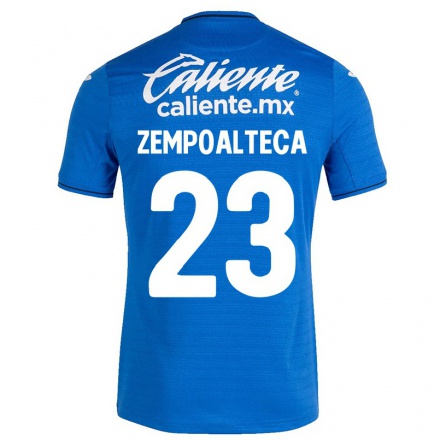 Miesten Jalkapallo Karla Zempoalteca #23 Tummansininen Kotipaita 2021/22 Lyhythihainen Paita T-paita