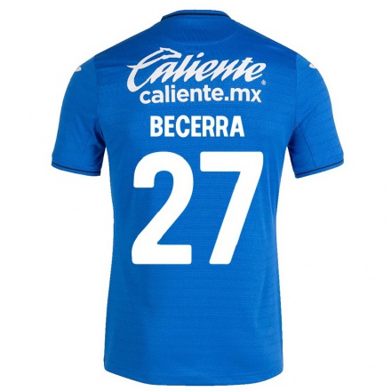 Miesten Jalkapallo Ana Becerra #27 Tummansininen Kotipaita 2021/22 Lyhythihainen Paita T-paita