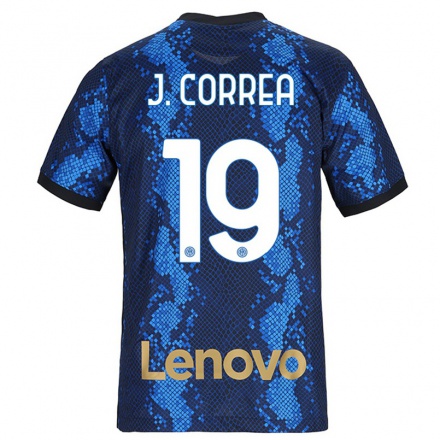 Miesten Jalkapallo Joaquin Correa #19 Tummansininen Kotipaita 2021/22 Lyhythihainen Paita T-paita