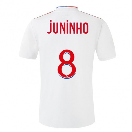 Miesten Jalkapallo Juninho Pernambucano #8 Valkoinen Kotipaita 2021/22 Lyhythihainen Paita T-paita