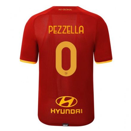 Miesten Jalkapallo Salvatore Pezzella #0 Punainen Kotipaita 2021/22 Lyhythihainen Paita T-paita