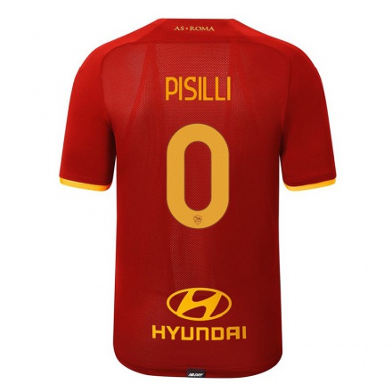 Miesten Jalkapallo Niccolo Pisilli #0 Punainen Kotipaita 2021/22 Lyhythihainen Paita T-paita