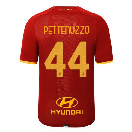 Miesten Jalkapallo Tecla Pettenuzzo #44 Punainen Kotipaita 2021/22 Lyhythihainen Paita T-paita
