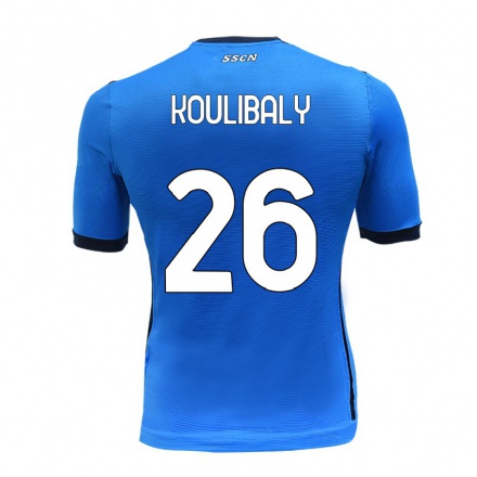 Miesten Jalkapallo Kalidou Koulibaly #26 Sininen Kotipaita 2021/22 Lyhythihainen Paita T-paita
