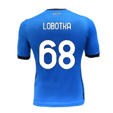 Miesten Jalkapallo Stanislav Lobotka #68 Sininen Kotipaita 2021/22 Lyhythihainen Paita T-paita