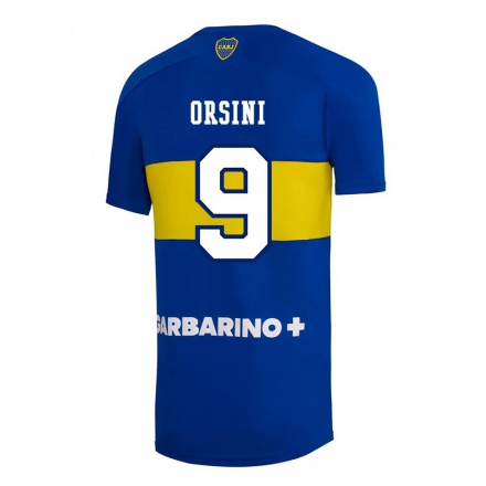 Miesten Jalkapallo Nicolas Orsini #9 Kuninkaallisen Sininen Kotipaita 2021/22 Lyhythihainen Paita T-paita