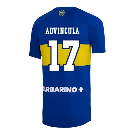 Miesten Jalkapallo Luis Advincula #17 Kuninkaallisen Sininen Kotipaita 2021/22 Lyhythihainen Paita T-paita