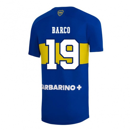 Miesten Jalkapallo Valentin Barco #19 Kuninkaallisen Sininen Kotipaita 2021/22 Lyhythihainen Paita T-paita