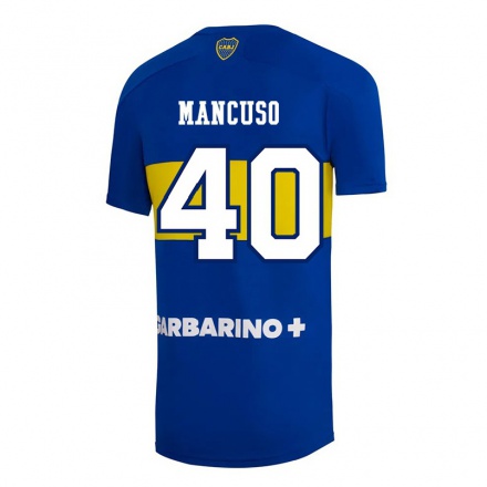 Miesten Jalkapallo Eros Mancuso #40 Kuninkaallisen Sininen Kotipaita 2021/22 Lyhythihainen Paita T-paita