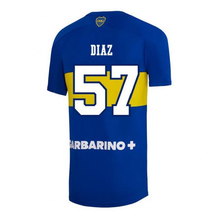 Miesten Jalkapallo Tomas Diaz #57 Kuninkaallisen Sininen Kotipaita 2021/22 Lyhythihainen Paita T-paita