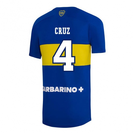 Miesten Jalkapallo Julieta Cruz #4 Kuninkaallisen Sininen Kotipaita 2021/22 Lyhythihainen Paita T-paita