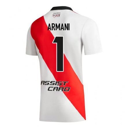 Miesten Jalkapallo Franco Armani #1 Valkoinen Kotipaita 2021/22 Lyhythihainen Paita T-paita