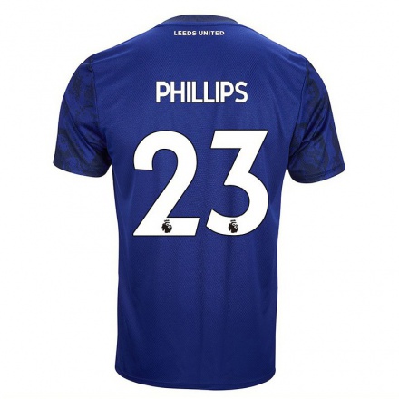 Miesten Jalkapallo Kalvin Phillips #23 Kuninkaallisen Sininen Vieraspaita 2021/22 Lyhythihainen Paita T-paita