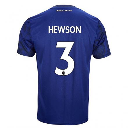 Miesten Jalkapallo Josephine Hewson #3 Kuninkaallisen Sininen Vieraspaita 2021/22 Lyhythihainen Paita T-paita