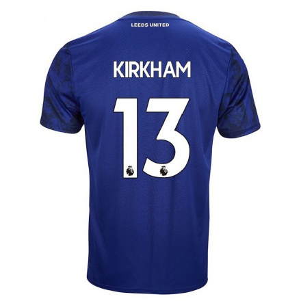 Miesten Jalkapallo Skye Kirkham #13 Kuninkaallisen Sininen Vieraspaita 2021/22 Lyhythihainen Paita T-paita