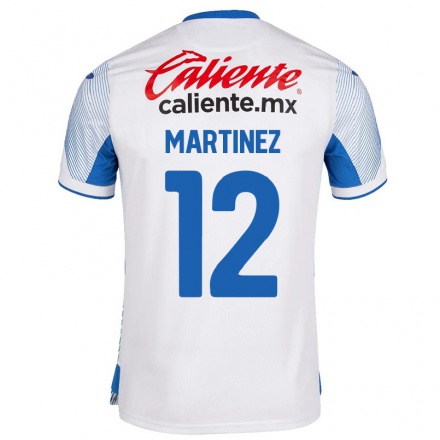 Miesten Jalkapallo Joaquin Martinez #12 Valkoinen Vieraspaita 2021/22 Lyhythihainen Paita T-paita