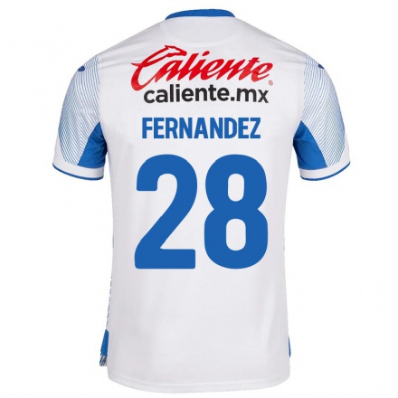 Miesten Jalkapallo Guillermo Fernandez #28 Valkoinen Vieraspaita 2021/22 Lyhythihainen Paita T-paita