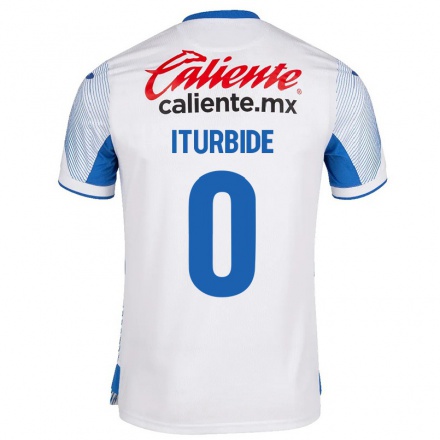 Miesten Jalkapallo Luis Iturbide #0 Valkoinen Vieraspaita 2021/22 Lyhythihainen Paita T-paita