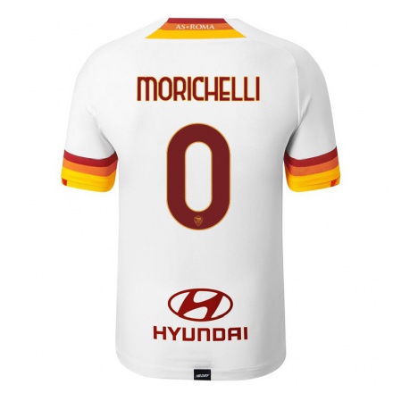 Miesten Jalkapallo Raul Morichelli #0 Valkoinen Vieraspaita 2021/22 Lyhythihainen Paita T-paita