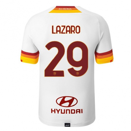 Miesten Jalkapallo Paloma Lazaro #29 Valkoinen Vieraspaita 2021/22 Lyhythihainen Paita T-paita