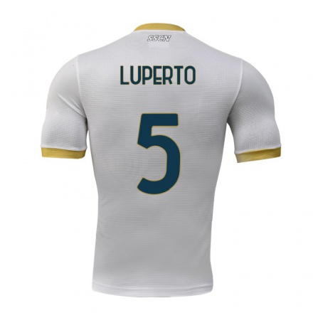 Miesten Jalkapallo Sebastiano Luperto #5 Harmaa Vieraspaita 2021/22 Lyhythihainen Paita T-paita