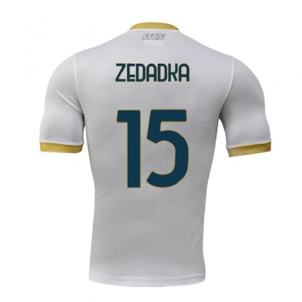 Miesten Jalkapallo Karim Zedadka #15 Harmaa Vieraspaita 2021/22 Lyhythihainen Paita T-paita