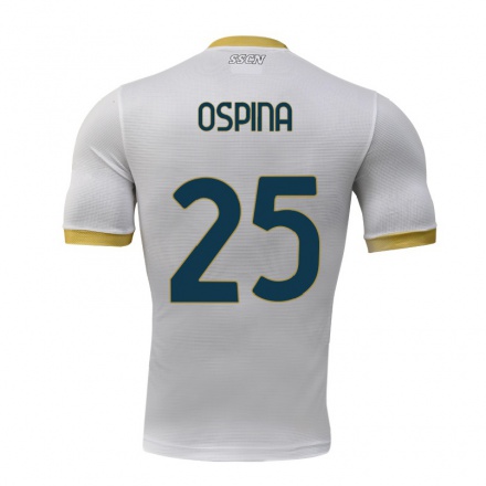 Miesten Jalkapallo David Ospina #25 Harmaa Vieraspaita 2021/22 Lyhythihainen Paita T-paita