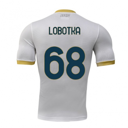 Miesten Jalkapallo Stanislav Lobotka #68 Harmaa Vieraspaita 2021/22 Lyhythihainen Paita T-paita
